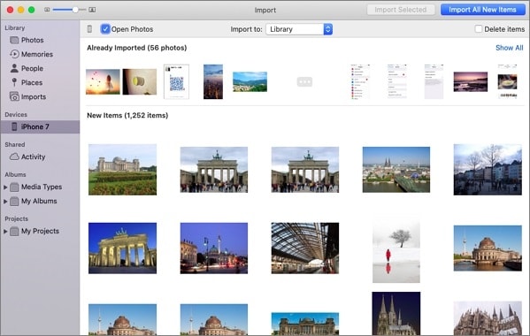 Import Photo With Photos App on Mac