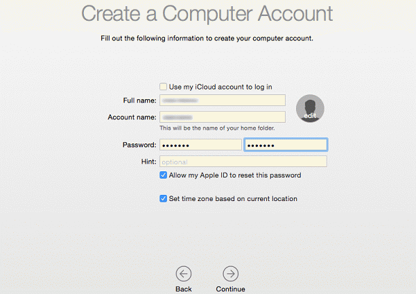 Create A Computer Account on Mac