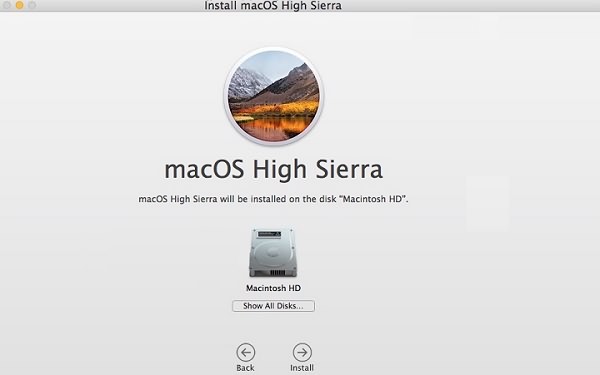 Clean Install macOS High Sierra