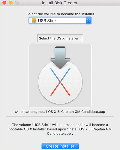 install disk creator vs diskmaker x