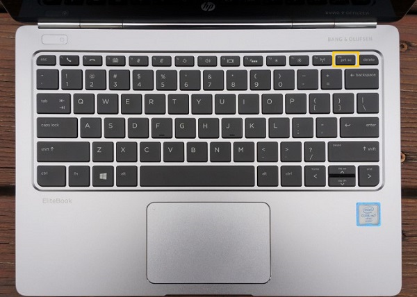 PrtSc Button on HP Laptop
