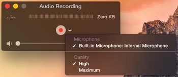 Record Audio on Mac