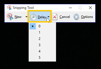 Snipping Tool Delay