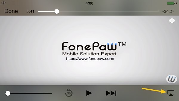 AirPlay YouTube Video