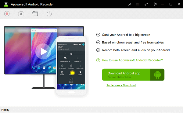 Android Recorder Homepage