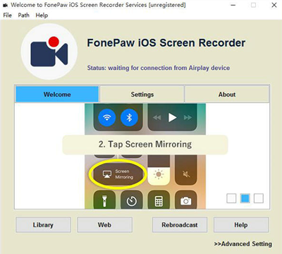FonePaw iOS Screen Recorder Screenshoot
