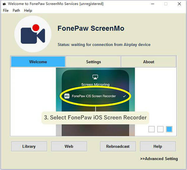 FonePaw ScreenMo Homepage