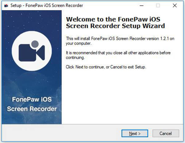 FonePaw iOS Screen Recorder Setup