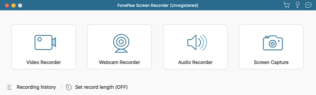 FonePaw Screen Recorder Homepage