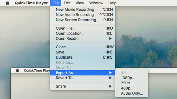 quicktime stop screen recording shortcut