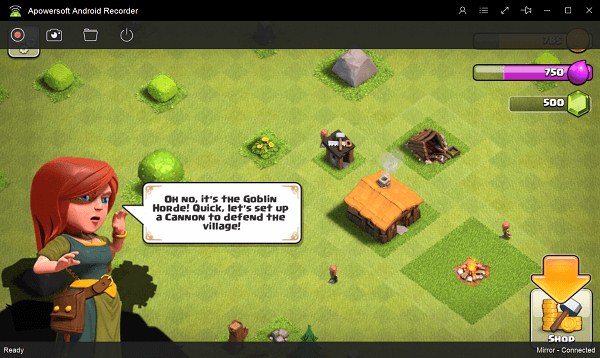 Record Clash of Clans on Android
