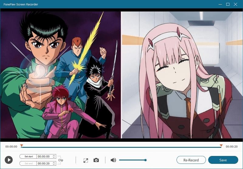 Save Recorded Anime