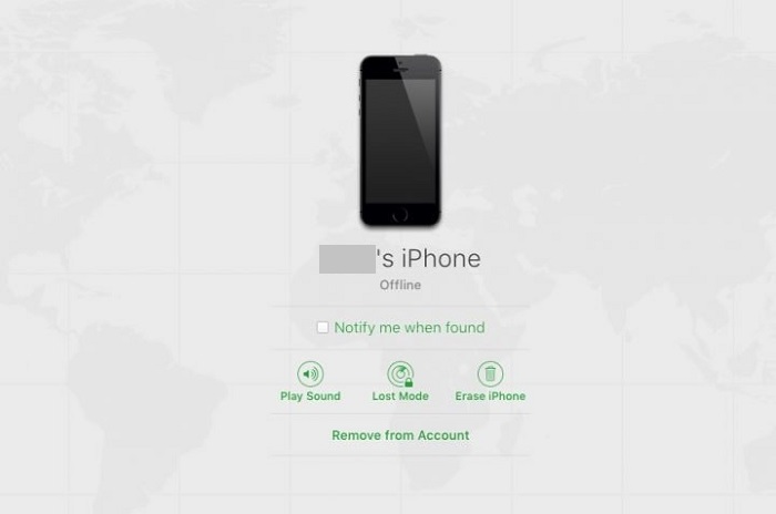 iCloud Erase iPhone
