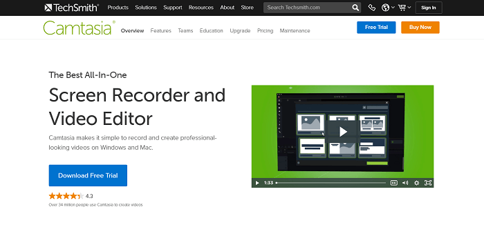 Camtasia Website