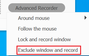 Exclude Window and Record GIF