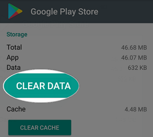 Clear Data Android