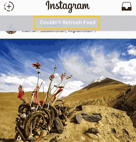 How to: Fix 'Couldn't Refresh Feed' Instagram Error - 2019