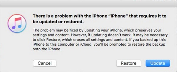 iTunes Restore or Update