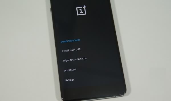 OnePlus in Recovery Mode