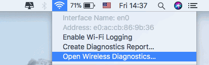 Open Wireless Diagnostics
