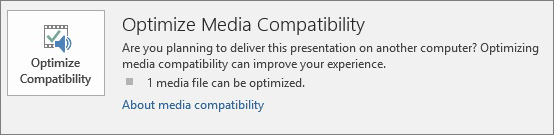 Powerpoint Optimize Compatibility