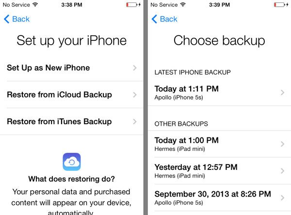  Restore iPhone Data from iCloud