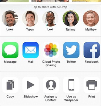 Select Shared Contacts