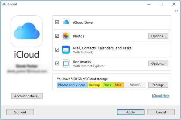 iCloud for Windows