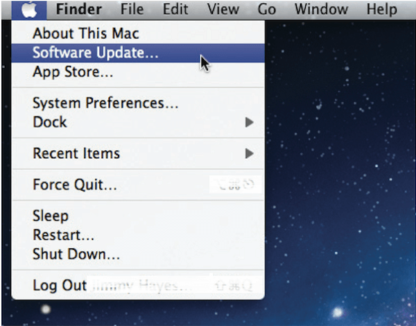 Software Update on Mac