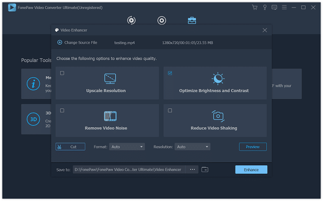 Optimize Brightness and Contrast