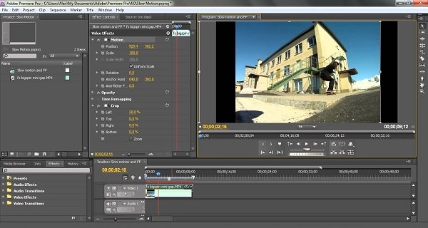 Crop Video in Adobe Premiere
