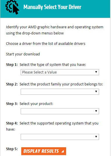 Install AMD Graphics Driver