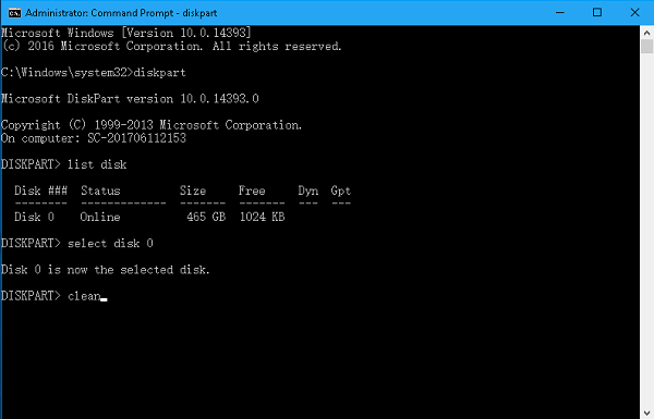 Format Hard Drive on Command Prompt
