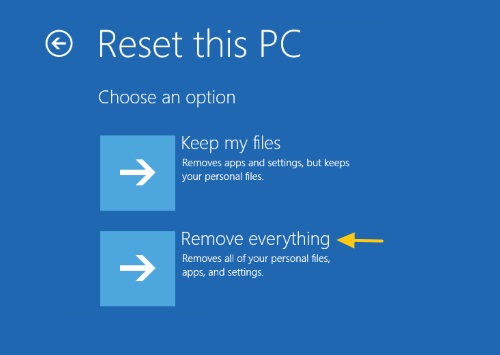 Reset Surface Pro