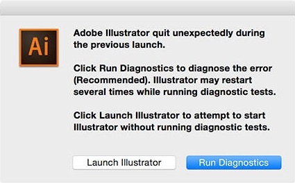 Run Diagnostics in Illustrator