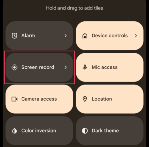 Add Record Function Android