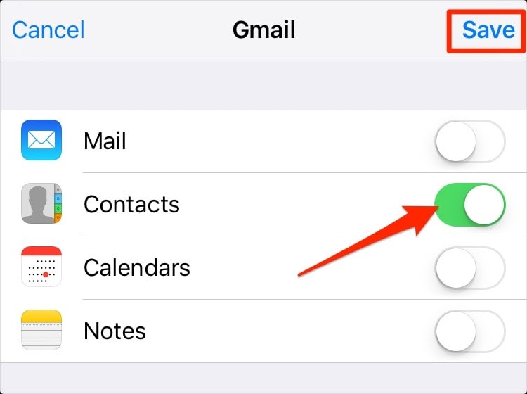 Récupérer les contacts supprimés iPhone via Gmail