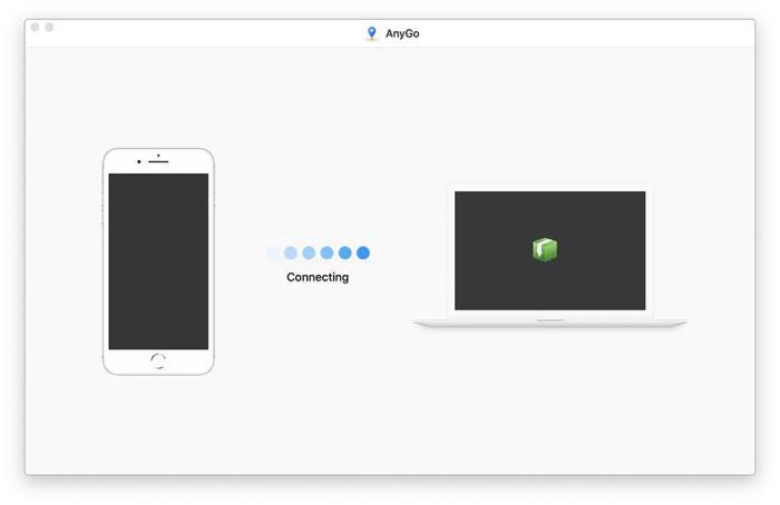 Connect iPhone to AnyGo