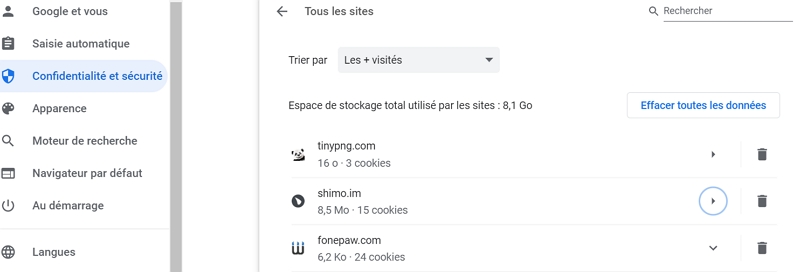 Retrouver l'historique de Google Chrome à l'aide des cookies