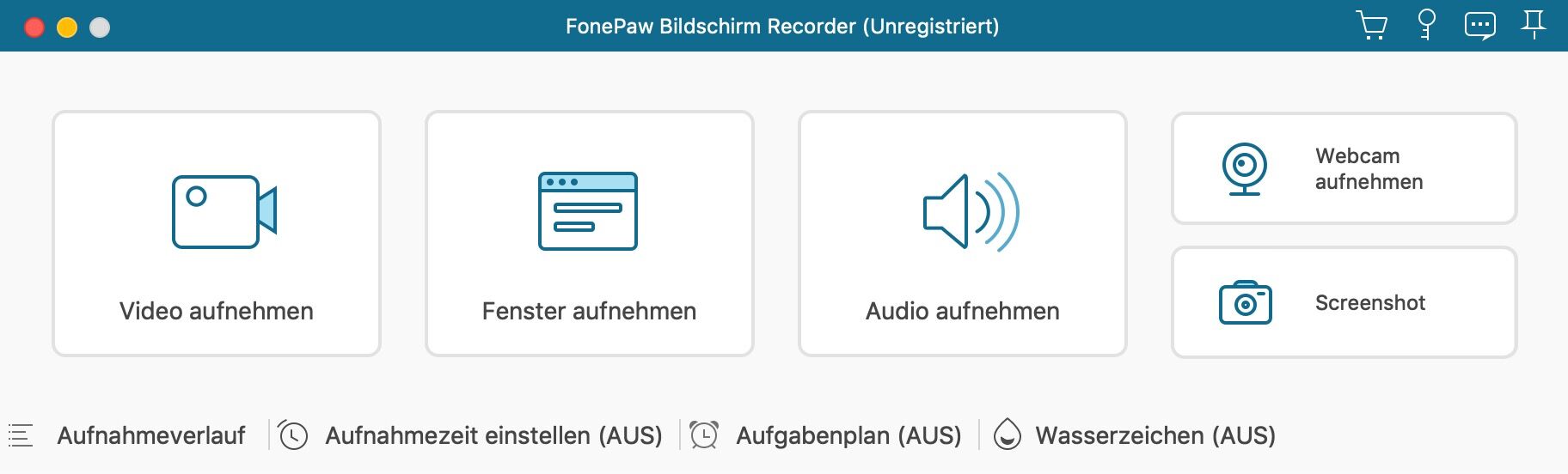 FonePaw Bildschirm Recorder auf Mac