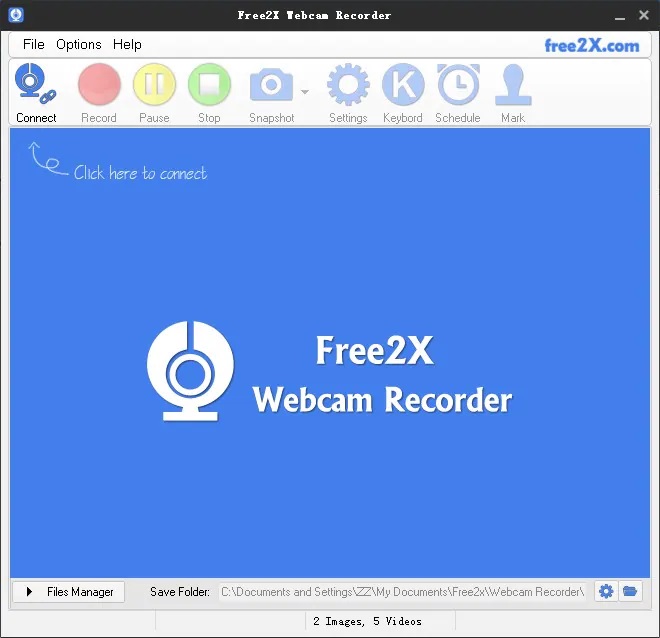 Free2x Webcam Recorder