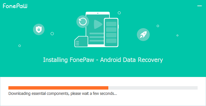 Installing FonePaw Android Data Recovery