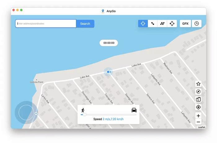 iToolab AnyGo Enter Location to Change