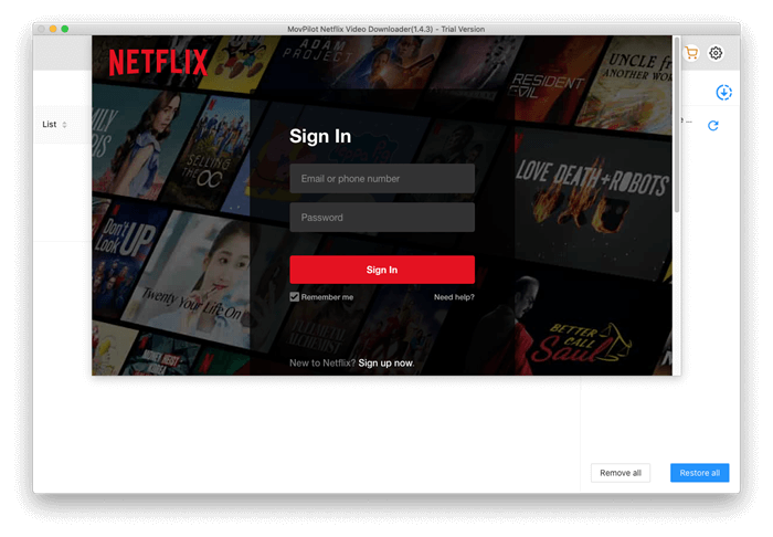 how to download netflix offline on mac