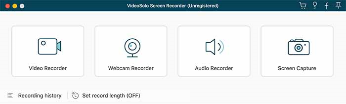 Interface principal do VideoSolo