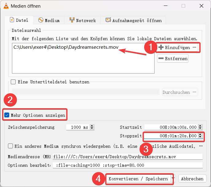 3 Methoden - MOV Datei verkleinern kostenlos [2023]