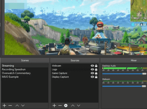 Record Fortnite with OBS