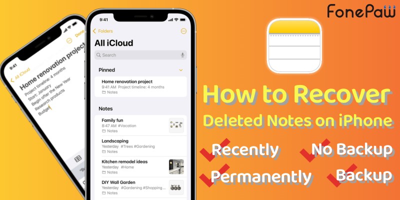 How to Recover Deleted Notes on iPhone