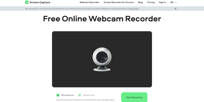 Screen Capture Webcam Recorder