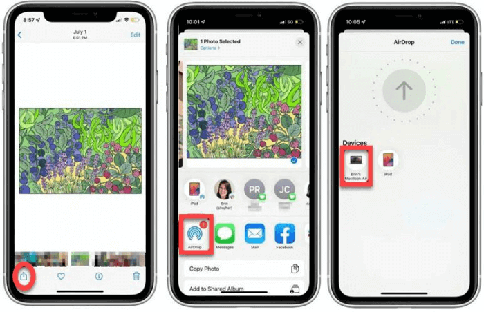 How to Transfer Photos from iPhone to Mac Computer with AirDrop